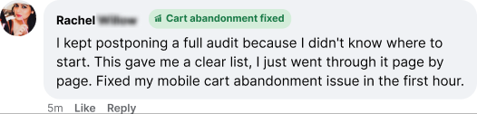 Customer review 1