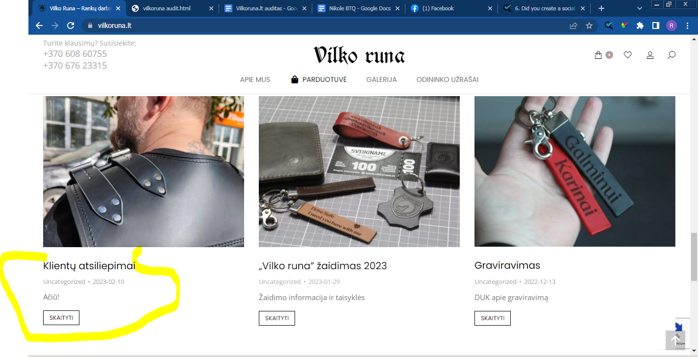 6. Did you create a social proof section? 1 Bad Example