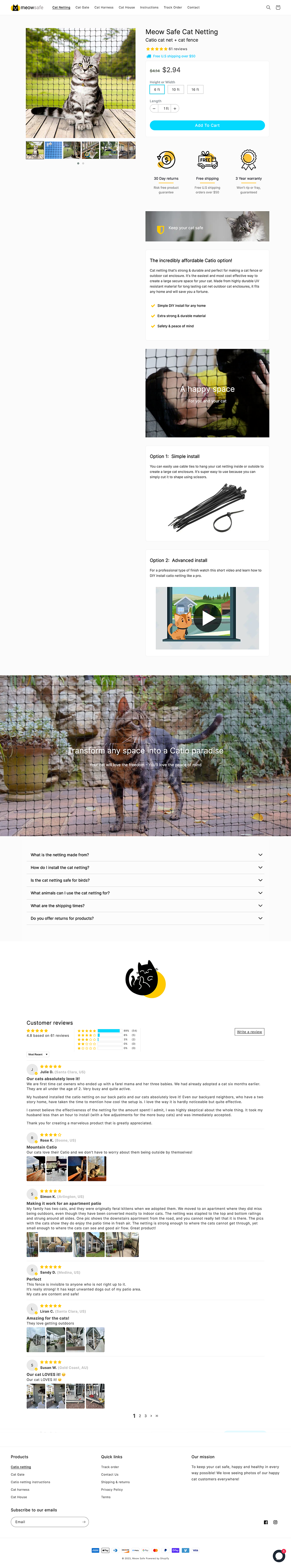 1. Do you use standard product page layout? (gallery on the left and overview on the right) 1 screencapture meowsa